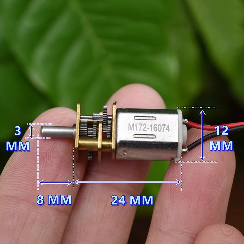 Outdoor Adventure Box - GA12-N20 Mini Metalowa Mikro Przekładnia Redukcyjna