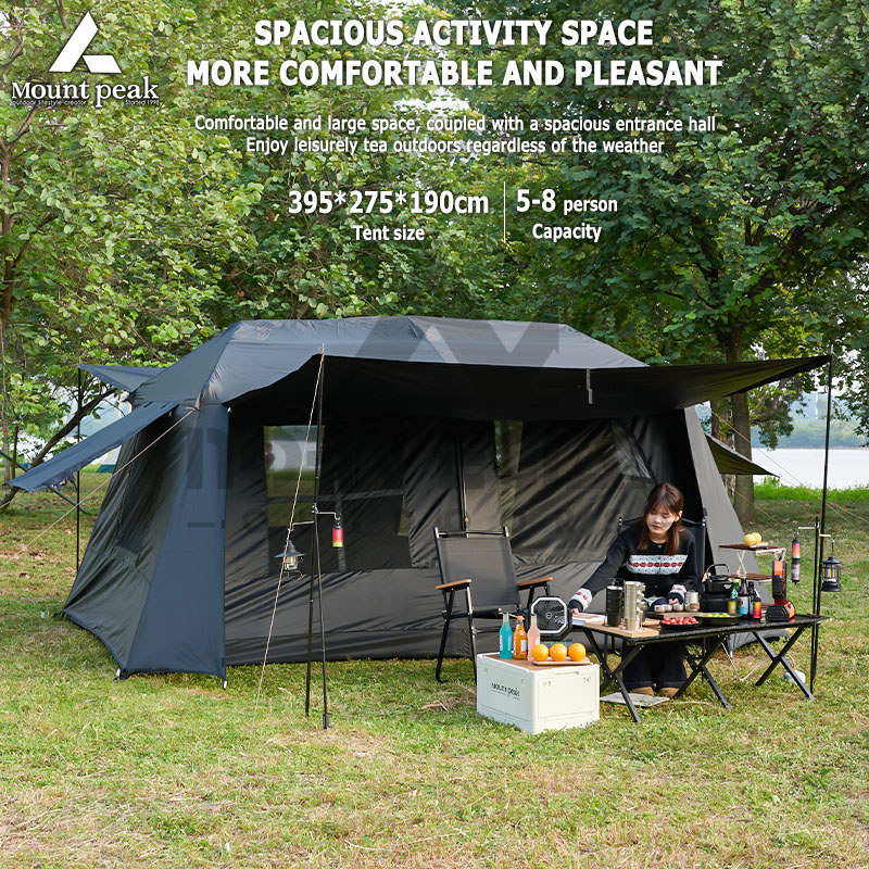 Outdoor Adventure Kit - Namiot kempingowy automatyczny Mount Peak, duży,