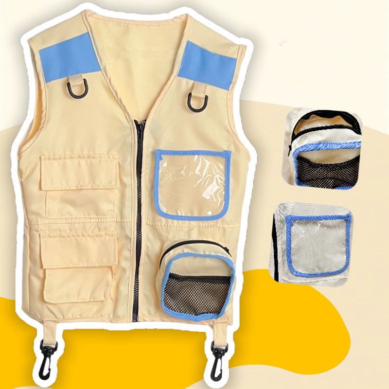 Outdoor Adventure Girl - Kamizelka eksploratora dla dzieci udawaj zagraj