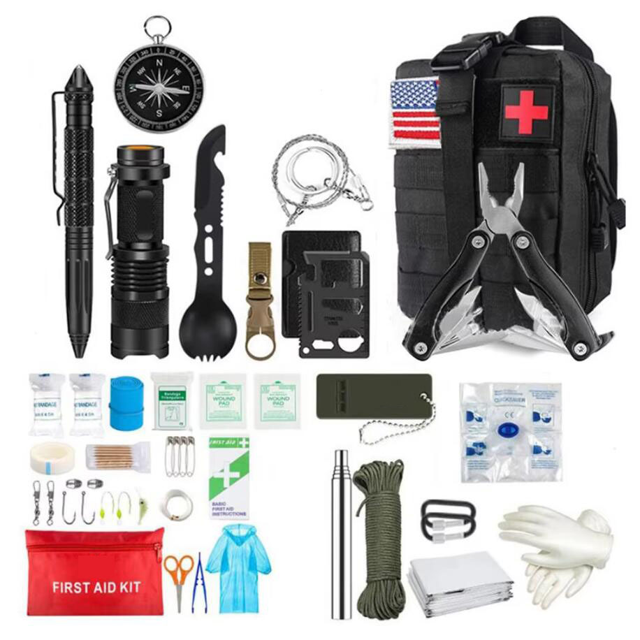 Outdoor Adventure Kit - Survival Apteczka Survival Pełny zestaw Molle