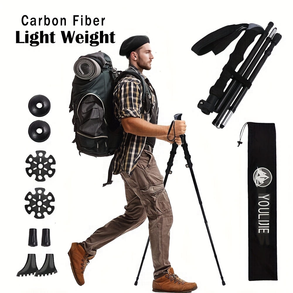 2 sztuki lekkich, składanych k – Trekking Pole Carbon recenzja i cena