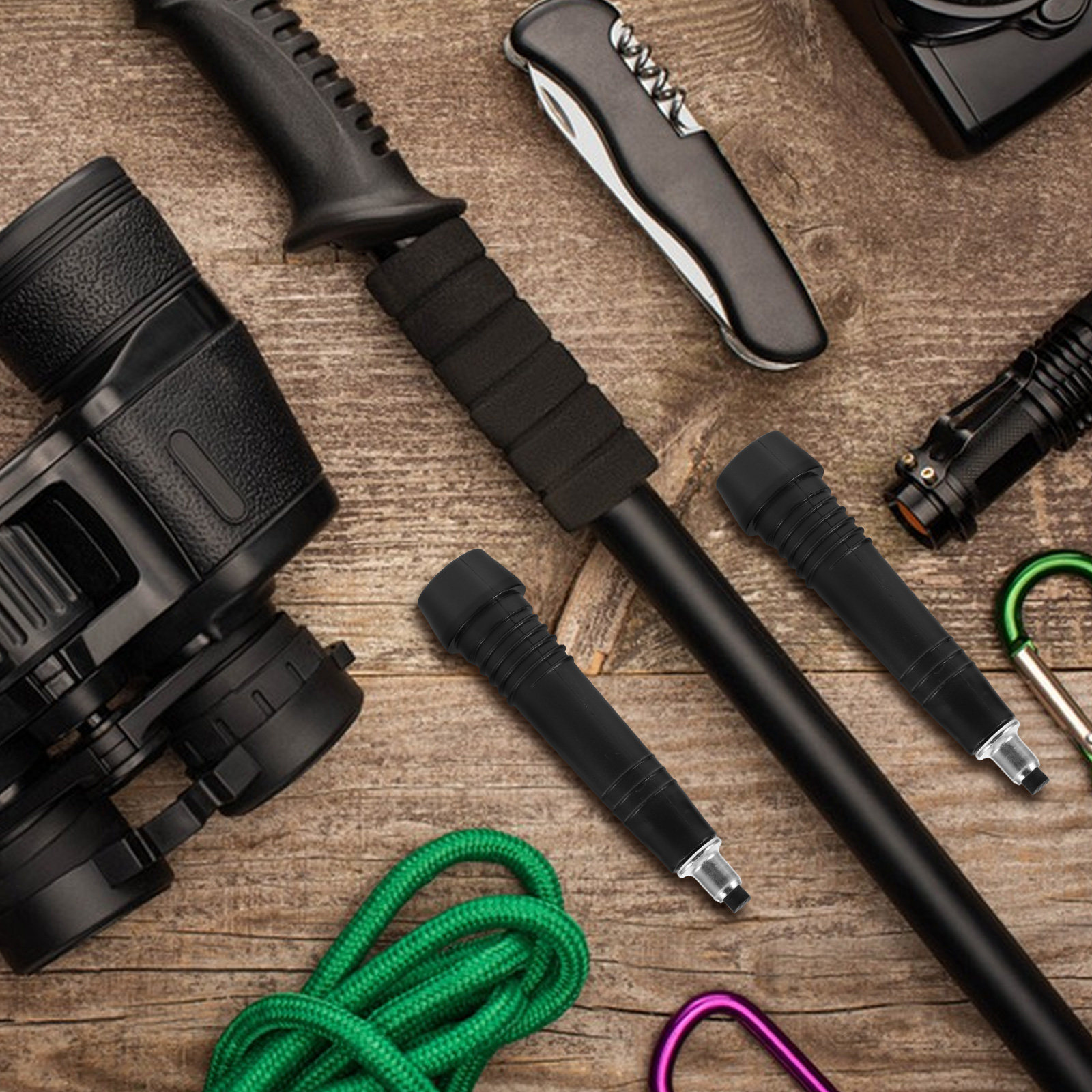 2 szt. Wytrzymałe stalowe końc – Outdoor Adventure Walks recenzja i cena