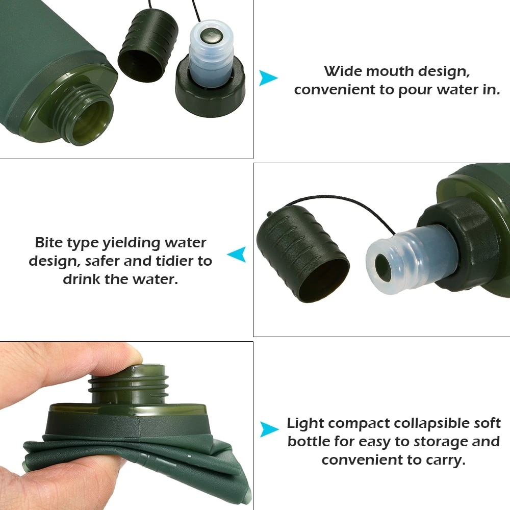 250ml 500ml Składany Worek na  – Outdoor Adventure Kit recenzja i cena