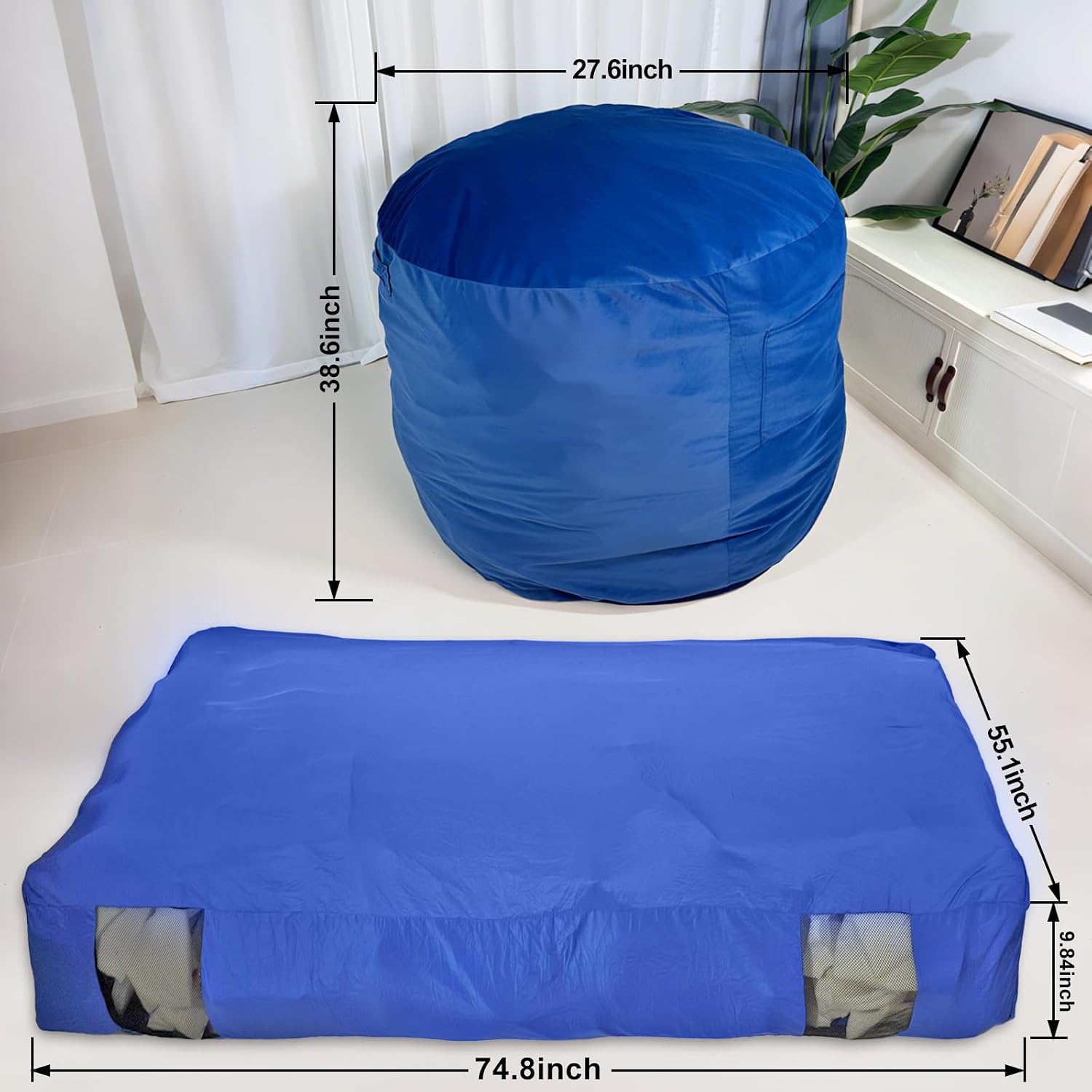 Pufa typu bean bag i mata sens – Crash Pad Folding recenzja i cena
