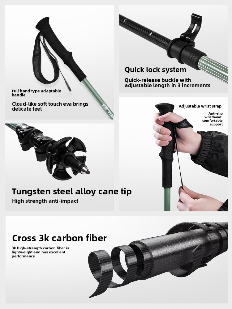 Profesjonalne kijki trekkingow – Trekking Pole Carbon recenzja i cena